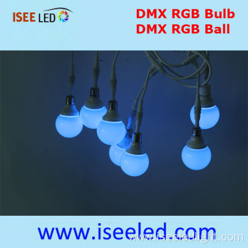 Dynamic LED Bulb RGB Color DMX 512 Controllable